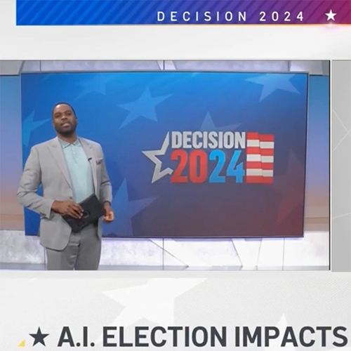 A.I. and Decision 2024 | Susan Gonzales, CEO Speaks on NBC Bay Area News