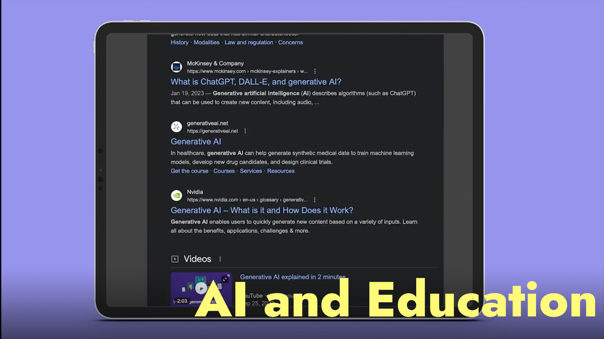 AI in Education Video