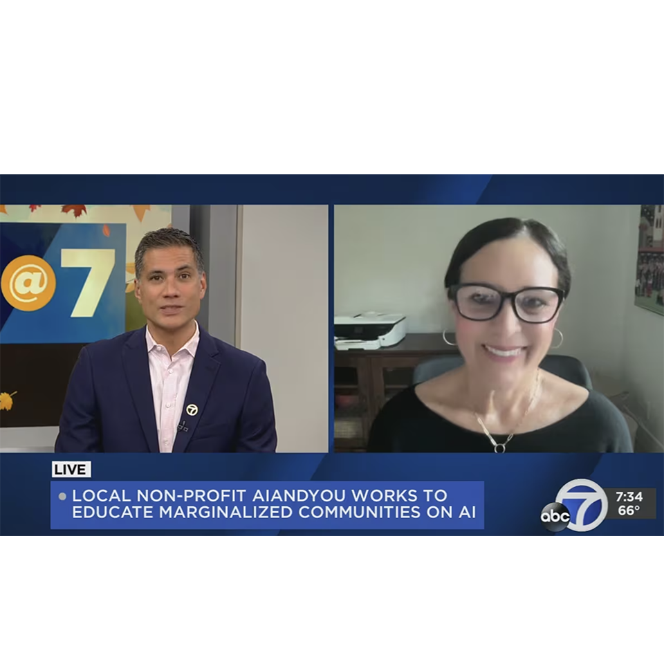 AIandYou on ABC News to discuss work educating marginalized communities on AI