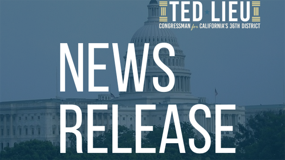 Senator Ted Lieu News Alert